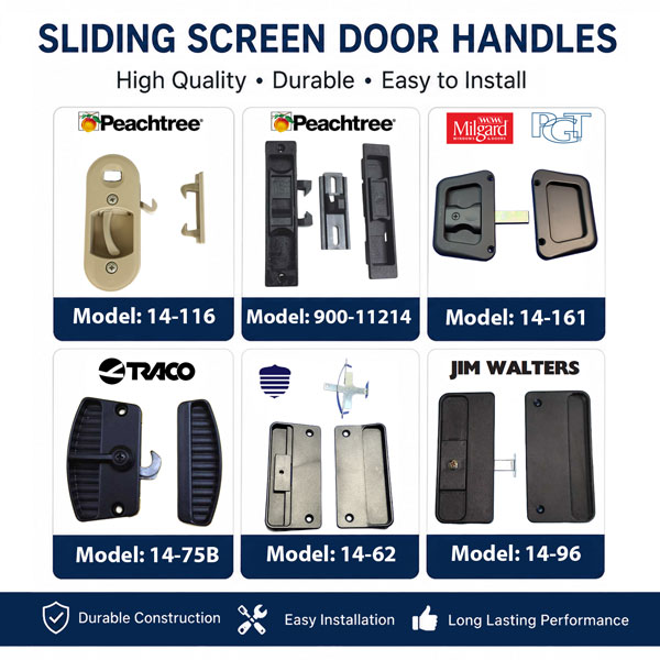 Common Sliding Screen Door Handles