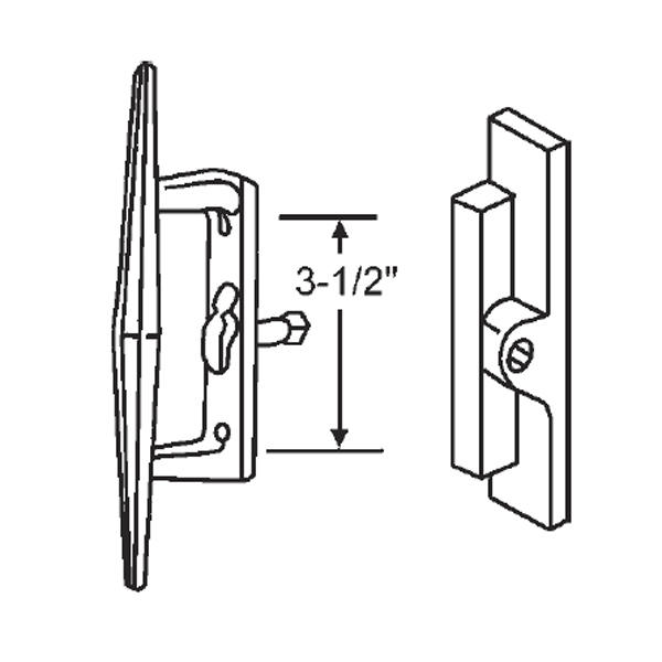 Acorn Acorn Patio Door Handle 13106