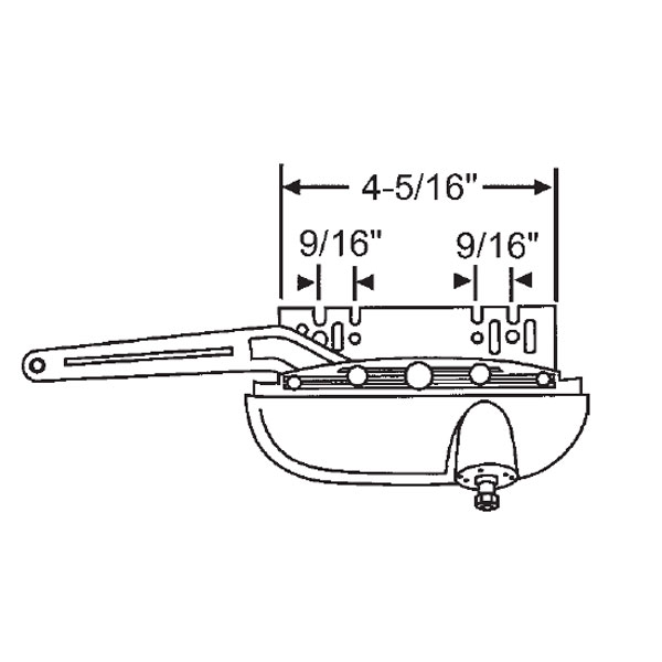 Roto Sill Mounted Casement Window Operator 36-485RHW