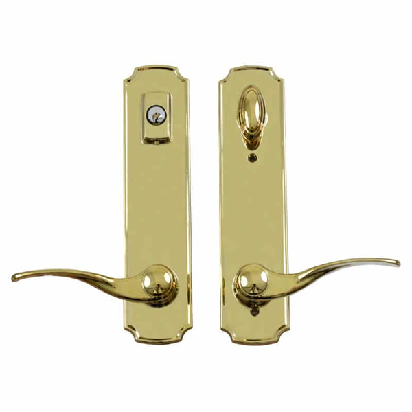 Endura Trilennium Eclipse Swing Door Handle Set 40067-PB-WR