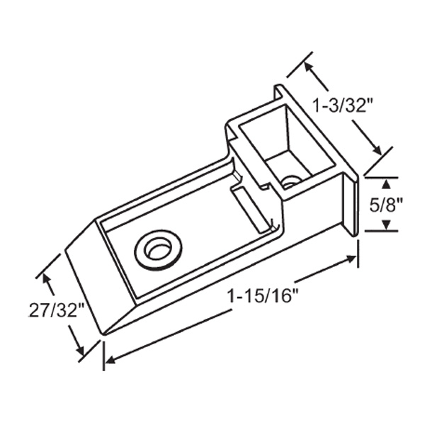 Pennco Traco Window Sash Guide 606006 Window and Door Parts