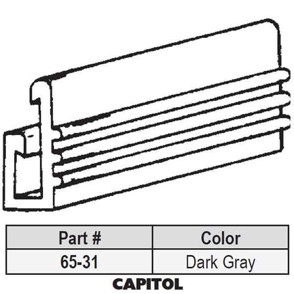 Snap In Vinyl Glazing Bead 6531