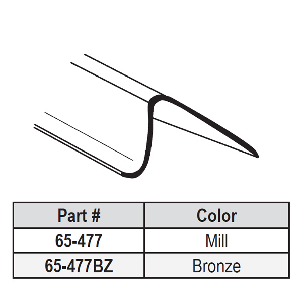Tucker Metal Glazing Bead 65477BZ