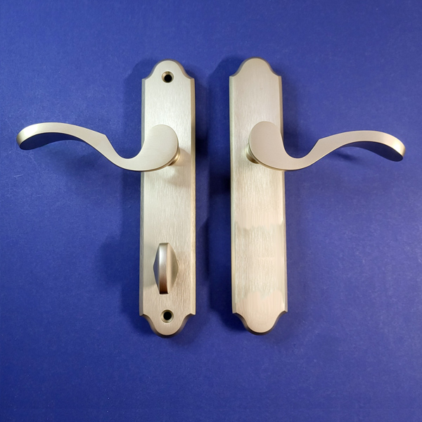 Capri Semi-Active Satin Nickel Handle Set 854-15826 | Window and Door Parts