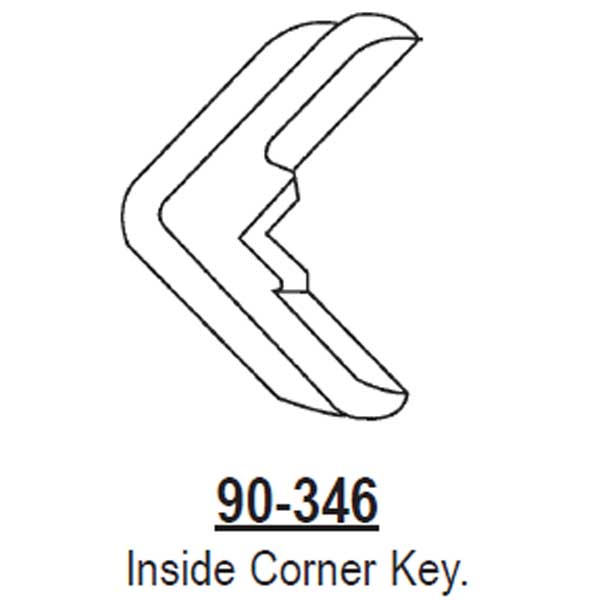 Inside corner Key 90-346P
