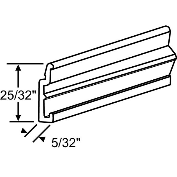 Snap In Vinyl Glazing Bead 90017510 Window and Door Parts