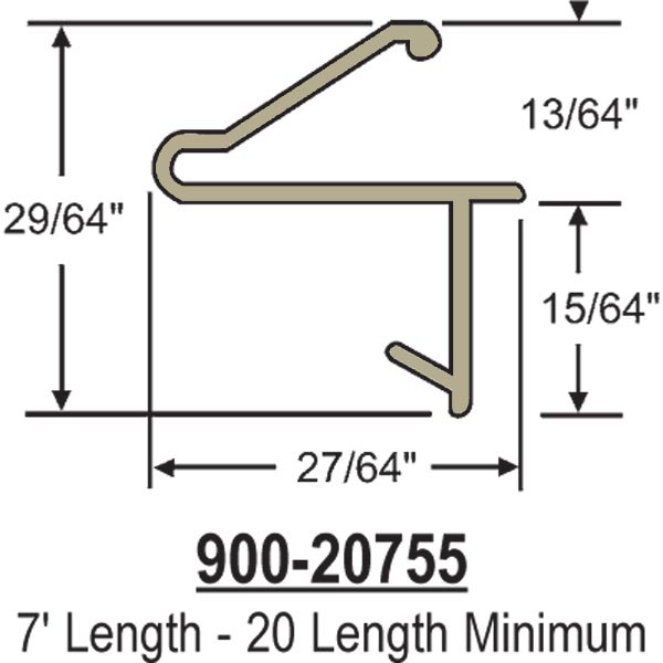 Leaf Weatherseals 900-20755 | Window and Door Parts