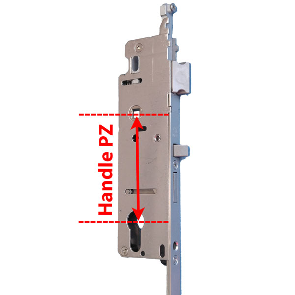 How to measure handle PZ spacing