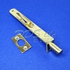 Door Flush Bolt Round Corner Polished Brass 19-362002-PB 3