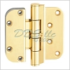 Hoppe Polished Brass LH Adjustable Door Set Hinge 3113431 3