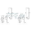 GU Lift and Slide Handle Dark Bronze 854-14784 2