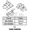 Yale Ogron Window Sash Guide Set 900-5550A 2