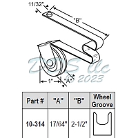 Screen Door Roller 10-314 1
