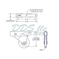 Screen Door Roller 10-452ss 2