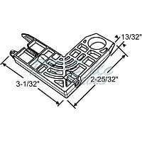 Screen Door Roller Corner Bracket 10-472 1