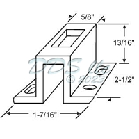 Sliding Door Keeper 12-290W 2