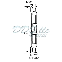 Vanguard Mortise Lock Keeper 12-347W 1