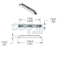 Interlock Sliding Door Keeper 12-424B 1