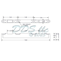 Sliding Door Keeper 2 Point 12-429ss 1