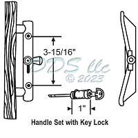 Handles Patio Doors 13-101 2