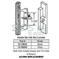 Handles Patio Doors 13-106wk 1