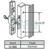 Patio Door Handle Aluminum 13-152K