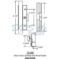 Rollyson Patio Door Handle Set 13-258 1