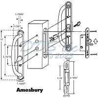 Amesbury Handle 13-341WKA 2