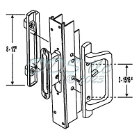 PGT Patio Door Handle 13-423-3 1