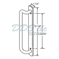 PGT Sliding Door Handle Interior 13-489MAD-I PGT Sliding Door Handle Interior 13-489MAD-I
