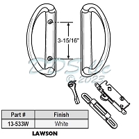 Lawson Sliding Patio Door Handle 13-533W 1