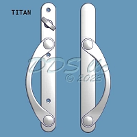 Titan Sliding Glass Door Handle Black 13-597B