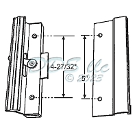 Rusco Patio Door Handle Set 13-622B 1
