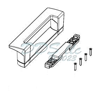 Interlock Crest Interior Handle And Baseplate 13-711W 1