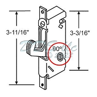 Sliding Door Mortise Lock 16-174 1