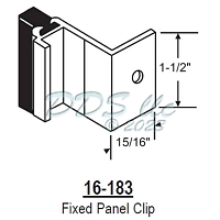 Fixed Panel Clip 16-183WH 1