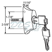 Key Lock Assembly 16-323BZ Key Lock Assembly 16-323BZ