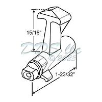 Patio Door Latch Bolt 16-373 1