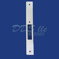 PGT Sliding Door Mortise Lock Faceplate White 16-615W
