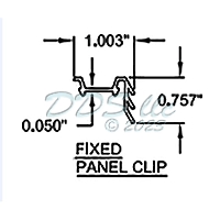 PGT Fixed Panel Clip 16-888 1