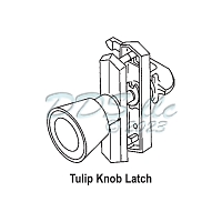 Knob-Push Pull Latch 17-50