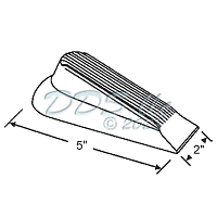 Rubber Wedge Door Stop 19-1147 1