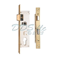 Larson Storm Door Mortise Lock 19-1215BRS