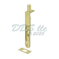 Flush Bolt Round Corner 19-362002-PB