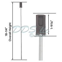Therma-Tru Door Astragal Flush Bolt Bronze 19-362217BZ