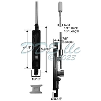 Mortise Flush Bolt 19-569BZ
