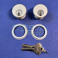 Keyed Mortise Cylinder, Keyed Alike Pair 19-573