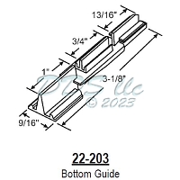 hower Door Bottom Guide 22-203 1