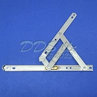 10" Anderberg 201 Stainless Steel Hinge w/ Stop 28-10-2-07