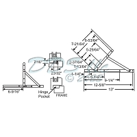 Truth 14.97 Casement Window Hinge 28-15-40 1
